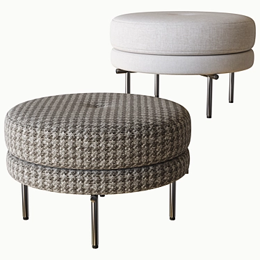 Minimalist Torii Ottoman: Elegant and Versatile 3D model image 1 