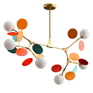 Modern Matisse Chandelier 3D model image 1 