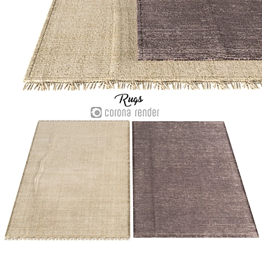 Luxury Handcrafted Carpets - 280 336 Polys 3D model image 1 