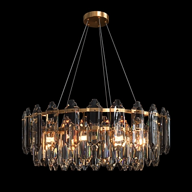 Elegant Laureta Pendant Lamp 3D model image 1 