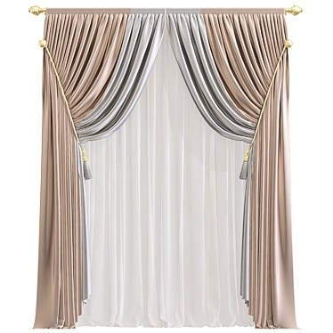 Revamped and Refined Curtain 3D model image 1 