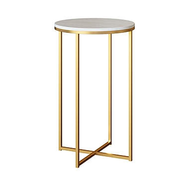 Contemporary Sheffield Side Table 3D model image 1 