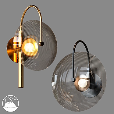 UFO Sconce: Modern Lighting for Any Space 3D model image 1 