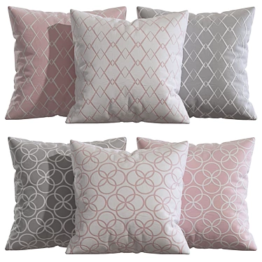 Cozy Pillow Decor for Any Interior 3D model image 1 