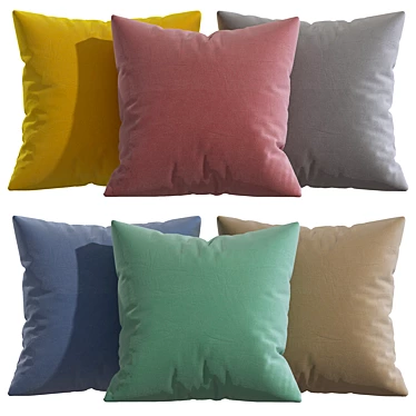 Pillow Decor: Elegant Home Accent 3D model image 1 