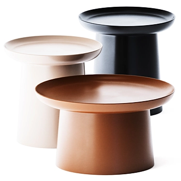 Sleek Musette Coffee Tables 3D model image 1 