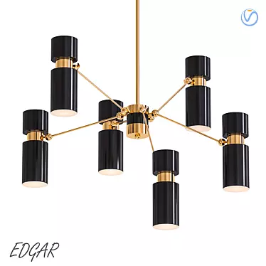 Minimalist Pendant Light Edgar 3D model image 1 