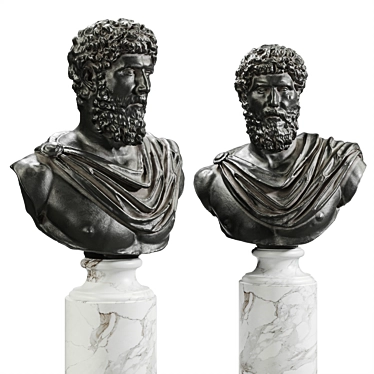 Lucius Verus Emperor Sculpture 3D model image 1 