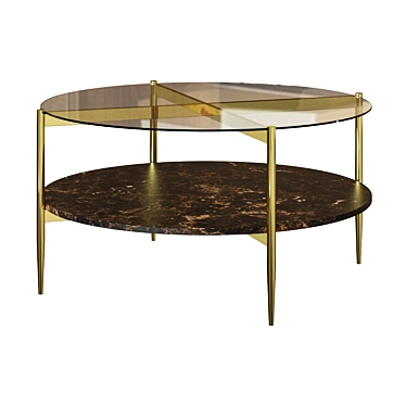 Kamilah Round Coffee Table 3D model image 1 