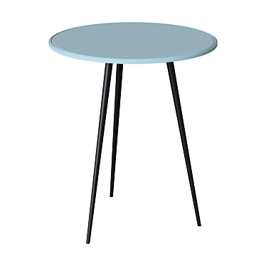Scant Light Blue Side Table 3D model image 1 