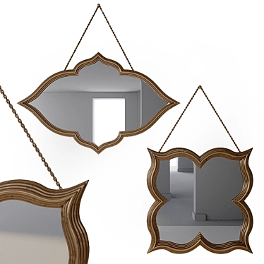 Elegant Henrietta Mirrors Set 3D model image 1 