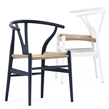 CH24 Soft: Danish Design Chair 3D model image 1 