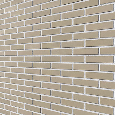 R800NF Clinker Tiles: Unique Textured Design 3D model image 1 