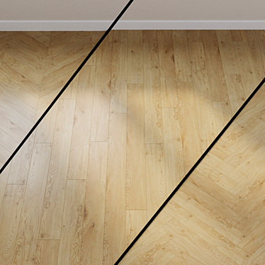 Dublin Oak Brown Vinyl Flooring 3D model image 1 