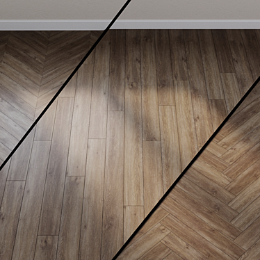 Canberra Oak Taupe Vinyl Flooring 3D model image 1 