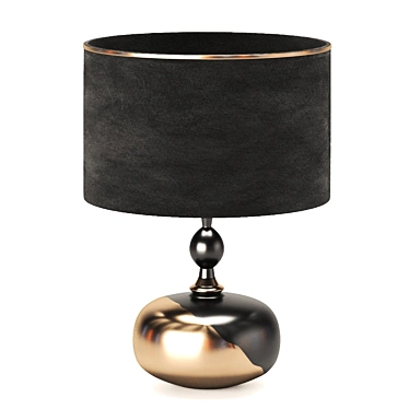 Dual Tone Table Lamp 3D model image 1 