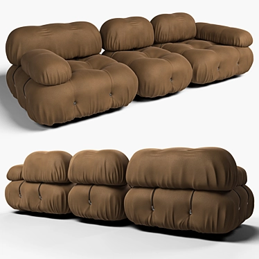 Versatile Camaleonda Sofa: Customizable & Stylish 3D model image 1 