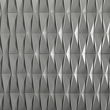 Butterfly 3D Panel: Elegant Gypsum Wall & Ceiling Decor 3D model image 1 