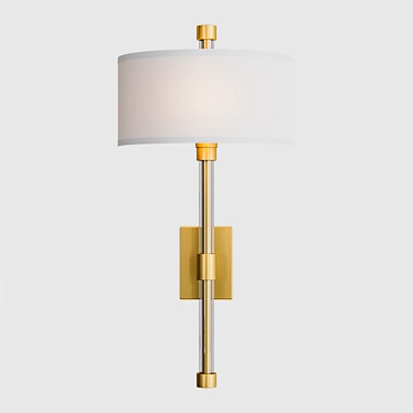 Arteriors Gardner Brass Sconce 3D model image 1 