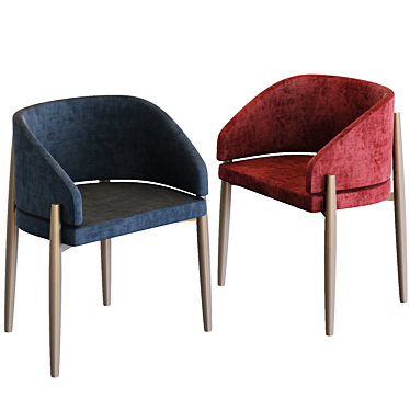 Elegance Reimagined: Porro Frank Chair 3D model image 1 