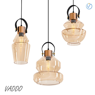 Modern Hanging Light Fixture 3D model image 1 