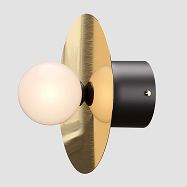 Scandi Wall Light: Budget Friendly 3D model image 1 