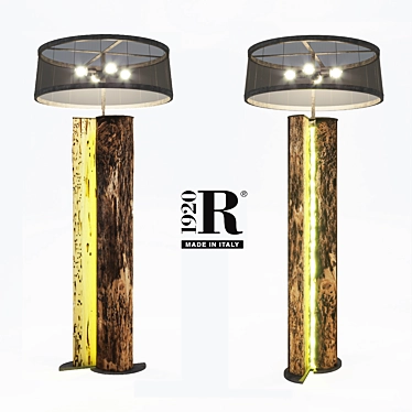 Elegant Handcrafted Lighting Fixture 3D model image 1 