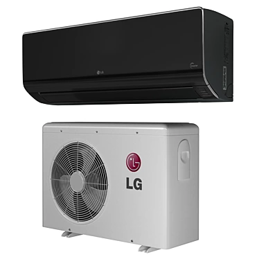 LG Artcool Inverter V Air Conditioner 3D model image 1 