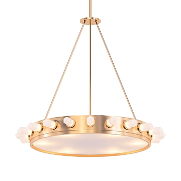 Elegant Halcyon Chandelier 3D model image 1 