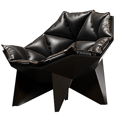 Elegant Q1 Lounge Chair 3D model image 1 