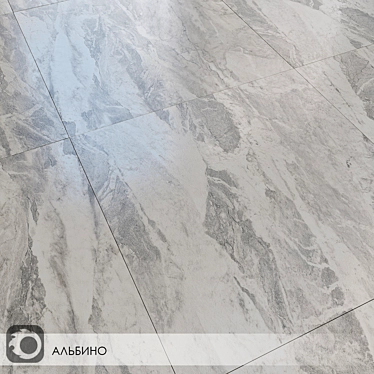 Albino Gray Ceramic Tiles 3D model image 1 