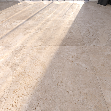 Navona Honey Cross Floor 60x60: Stunning Multi-Texture Design 3D model image 1 