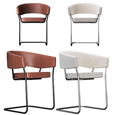 Elegant Simplicity: TECTA D9 Chair 3D model image 1 