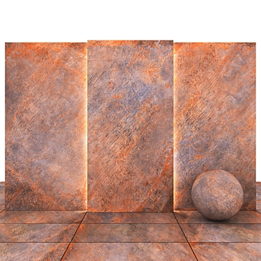 Mystic Alchemy Stone: Textured Slabs and Tiles 3D model image 1 
