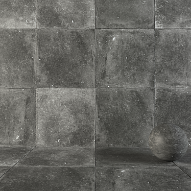 Flaviker Nordik Stone Black Flooring 3D model image 1 