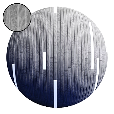 Striped Wood + Light Panels: PBR 4K Textures, 2 Mats 3D model image 1 