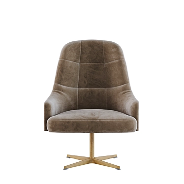 Barnini Oseo Richmond BEIGE SWIVEL ARMCHAIR