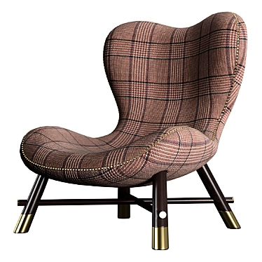 Luxury Armchair: Etro Kush 3D model image 1 