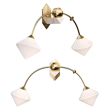 Elegant Themis 27 Sconce by BecBrittain 3D model image 1 