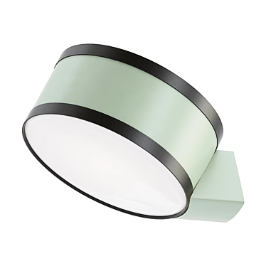 Tobia Scrapa Green Aluminum Wall Lights 3D model image 1 