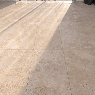 Navona Honey Cross: Elegant Floor Tiles 3D model image 1 