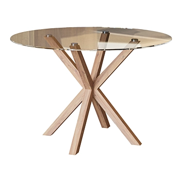Arya Dining Table: Modern Style, Spanish Design 3D model image 1 