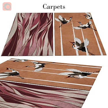 Poly Rug 310: 3,888 Colors 3D model image 1 