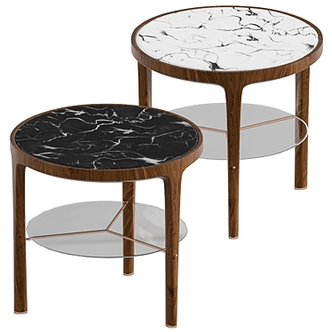 Dreamy Nights Ceccotti Collection Side Table 3D model image 1 