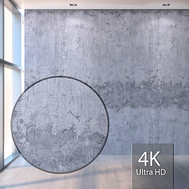 Seamless Plaster Texture Kit 3D model image 1 