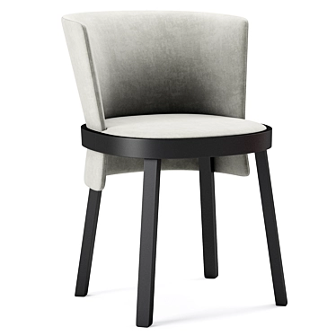 Sleek Obi Side Chair: Stylish, Versatile, and Comfortable 3D model image 1 