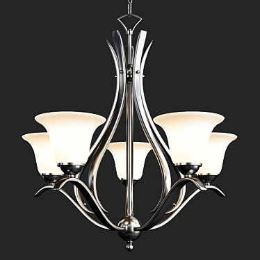 Elegant Dover Chandelier: Perfect for Any Space 3D model image 1 