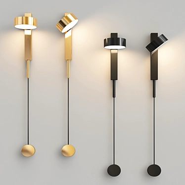 Elegant Teco Standing Lamp 3D model image 1 