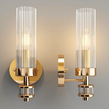 Elegant 2673-1W Wall Sconce 3D model image 1 