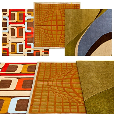 Square Rugs Collection | Various Sizes 3D model image 1 